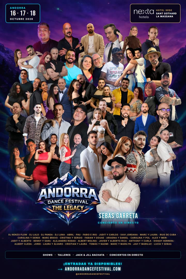 Cartel oficial 2026 — Andorra Dance Festival The Legacy