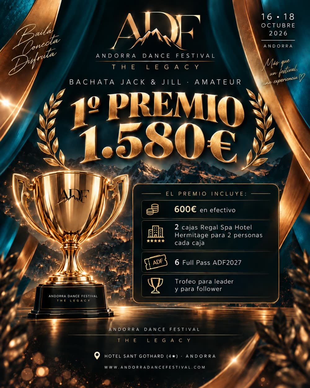 1st prize Jack & Jill Bachata — 1.580 €